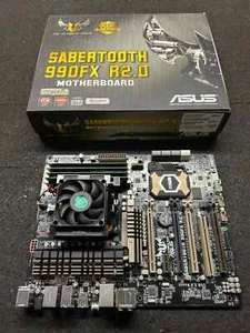 COMBO MB ASUS SABERTHOOT 990FX + AMD FX-8350 + 16 Gb. RAM - Foto 1 di 9