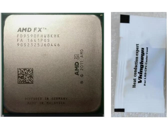AMD FX-Series FX 9590 FD9590FHW8KHK 4.7GHz Eight-Core Socket AM3+ CPU Processor - Image 1 of 4