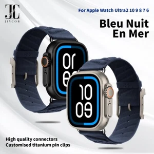 Nueva correa de nailon 2024 Bleu Nuit En Mer para Apple Watch Ultra 2 Series 10 49MM 46MM - Imagen 1 de 23