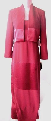 Rimini formal gown dress Mother of the Bride 2pc suit jacket bolero 10P NWT $290 - Image 1 of 4