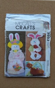 McCALL'S CRAFTS 3553 BUNNY GREETER, WANDBEHANG UND KORB SCHNITTMUSTER UNGESCHNITTEN - Bild 1 von 3