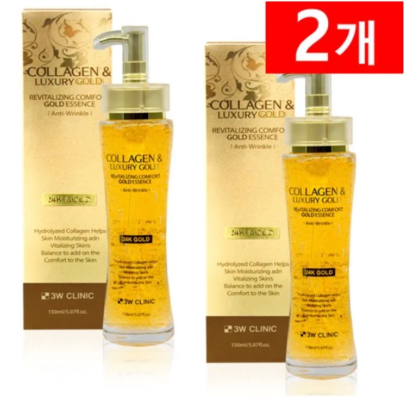 Esencia para el cuidado de arrugas antienvejecimiento oro lujo colágeno clínico 3w 150 ml. 2EA Foto 1 de 1