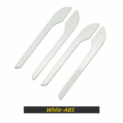 4x ABS Fibra de Carbono Tesla Modelo 3 Puertas Manija Cubierta Envoltura Protectora Adhesiva Foto 1 de 4