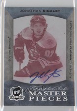 2007-08 SP Authentic Future Watch 1/1 Jonathan Sigalet #M-207 Rookie Auto RC 0c3