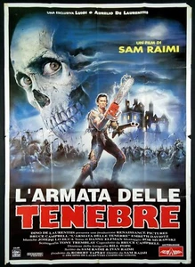 ARMATA DELLE TENEBRE poster manifesto Raimi Bruce Campbell Army of Darkness E30 - Foto 1 di 2