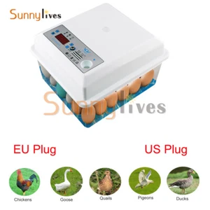 20/50Eggs Incubator Fully Automatic Brooder Chicken Poultry Quail Bird Hatcher - Picture 1 of 24