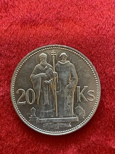 1941 silver 20 Korun Ks Slovenska Republika - Picture 1 of 2