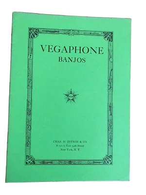 VEGAPHONE BANJOS, Catalog reprint, 1930, near mint condition - Image 1 of 3
