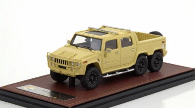 Hummer H2 Sut 6 2012 Beige GLM171002 1/43 Resina 199 PC 6X6 Ruote 171002 - Immagine 1 di 3
