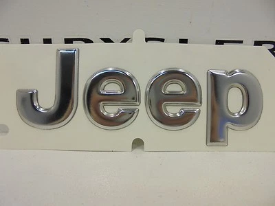 02-04 Jeep Liberty Nuevo 3D Cromo Calcomanía Trasera Emblema Placa de Identificación Mopar Fabricante Original Foto 1 de 2