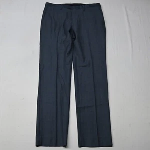 Banana Republic 33x34 Blue 724184 Slim Marzotto Wool Suit Mens Dress Pants - Picture 1 of 10