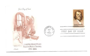 2038 Joseph Priestley, Artmaster machine cancel  FDC - Picture 1 of 1