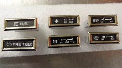 OMIX INDICATOR LAMP 6 PIECE SET FOR JEEP CJ 1976-1986 - Image 1 of 4