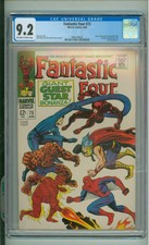 Fantastic Four #73 CGC 9.2 Daredevil, Spider-Man & Thor App 1968