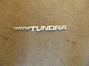 TOYOTA TUNDRA EMBLEM LOGO OEM - Picture 1 of 5