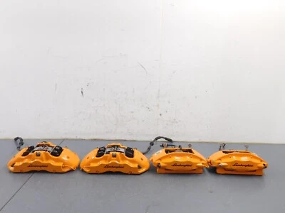 Lamborghini Gallardo LP570-4 SL 2013 juego de pinzas de freno Brembo naranja #3617 X8 Foto 1 de 4