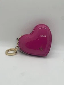 VICTORIA'S SECRET HEART SHAPE KEY CHAIN COIN PURSE - Picture 1 of 1