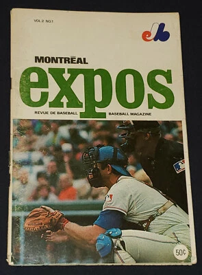 1970 MONTREAL EXPOS (2nd year in MLB) vs SAN DIEGO PADRES - PROGRAM Vol.2 No.1 - Image 1 of 4