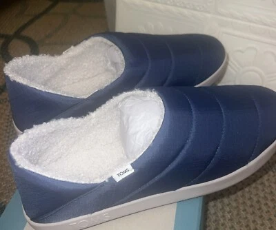Zapatilla para hombre TOMS, Ezra 10019513 tela azul luz luna nailon talla 9,5 nueva en caja Foto 1 de 4