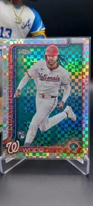 🔥James Wood (RC)🔥X-Fractor🔥2025 Topps Chrome #132 Rookie - Nationals - Picture 1 of 2