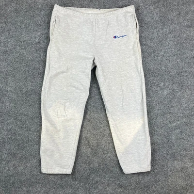 Pantalones deportivos Champion para hombre gris L polar informal cintura elástica Foto 1 de 4