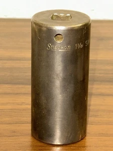 Snap On 1 1/8 Deep Impact Socket 6pt 1/2 In Drive SAE - Picture 1 of 6