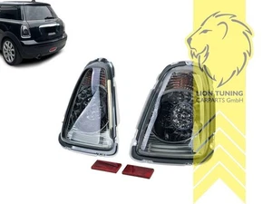 LT Pair LED Rear Lights Mini Cooper Union Jack R56 R57 06-10 smoke black LHD - Bild 1 von 6