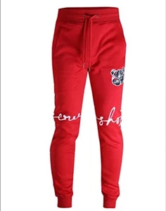 Screenshot Herren Jogginghose rot Grafik Größe XL - Bild 1 von 12