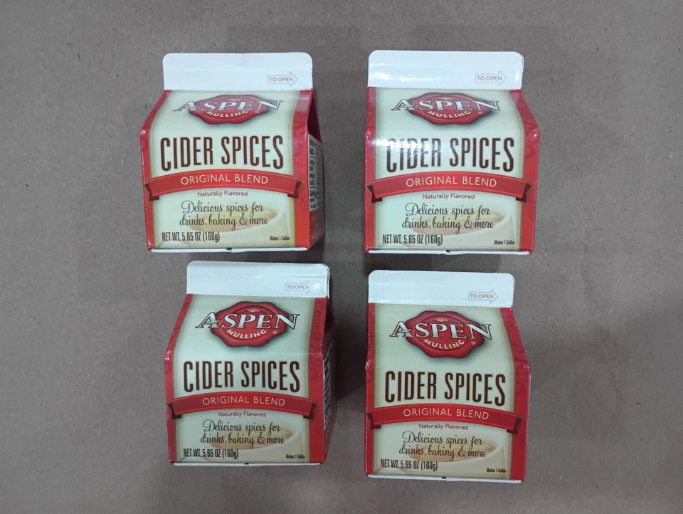 Aspen Mulling Cider Spice - Original Spice Blend - 5.65 Oz, Pack of 4 - Image 1 of 1