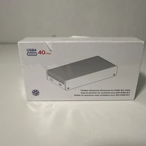 Fanless 40Gbps USB4 Thunderbolt External SSD Enclosure with Aluminum Heat Sin... - Bild 1 von 2