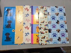 All Occasion Wrapping Paper - 6 Different designs, each 30"x20"- Animal Prints - Picture 1 of 2