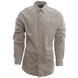 Camisa informal manga larga Farah Thompson. Hombre. XL. Beige crudo - Imagen 1 de 7