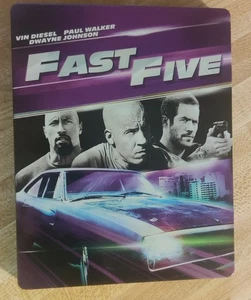 Fast Five Steelbook Blu-Ray DVD Best Buy Exclusive Rare OOP Fast And Furious - Picture 1 of 7