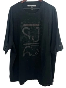 Camiseta Sean John Negra Gráfico Elevado 3XB NY Streetwear Y2K Hip Hop Para Hombre’s - Imagen 1 de 6