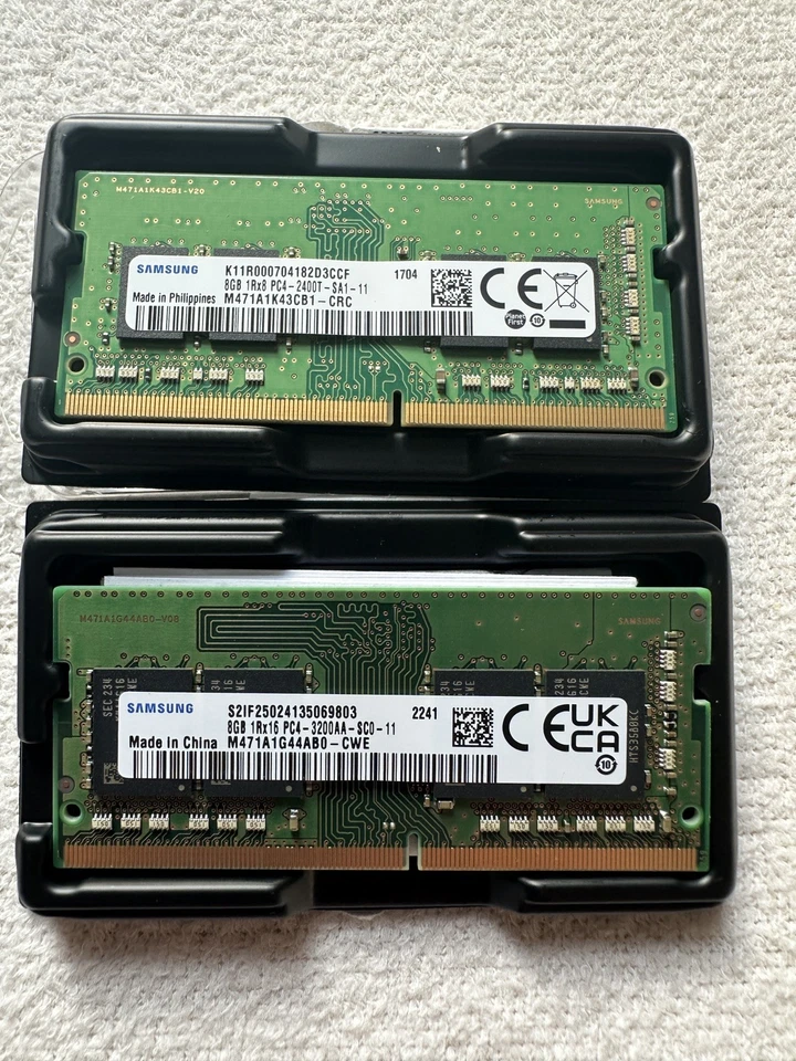 Samsung 16GB (2X8GB) DDR4 2133MHz PC4-17000 SODIMM Memory Ram M471A1K43BB0-CPB - Image 1 of 1