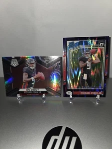 Michael Penix JR. 2 Karten Lot. Mosaic Silver und Rated Rookie Optic Shock - Bild 1 von 14