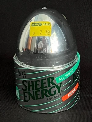 Vintage Leggs in Egg Sheer Energy Pantyhose Size A NUDE All Sheer 60801 SAN Prop - Image 1 of 4