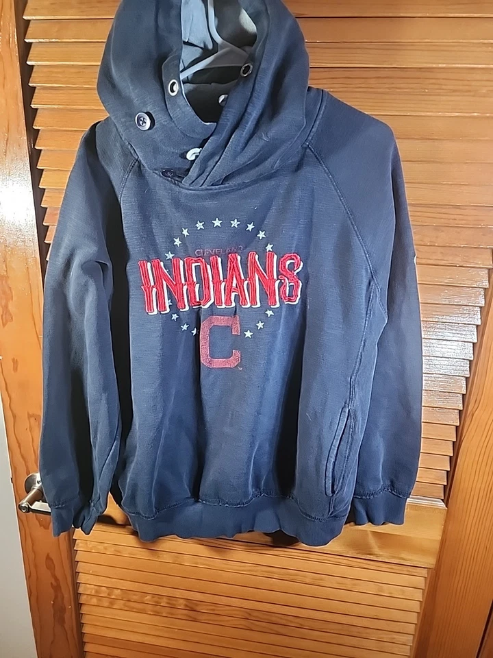 Vintage Cleveland Indians Hoodie Size XLarge MLB Genuine By Soft AS A Grape - Image 1 of 4