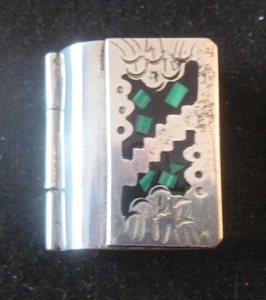 Vintage Mexican Sterling Hinged Miniature Book TL-10 - Picture 1 of 4