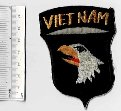 Guerra de Vietnam VIETNAM AEROTRANSPORTADO - Screaming Eagles 101st Patch Nam Foto 1 de 2