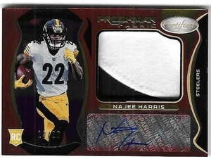 Najee Harris 2021 PANINI CERTIFIED NFL AUTOGRAPH JERSEY CARD RC AUTO RPA SP /20 - Picture 1 of 2