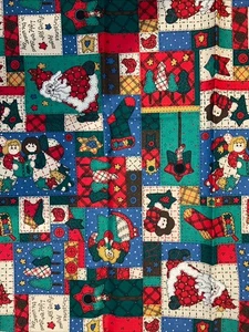 De colección VIP Cranston Leslie Beck Navidad Ángeles Volando Alta Tela de Algodón 1 Yarda - Imagen 1 de 1
