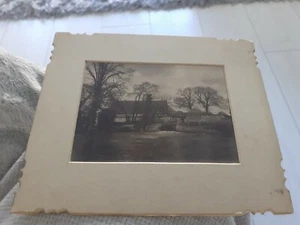 Fotografía vintage de Devon Farm montada - Imagen 1 de 3
