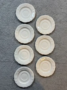 VTG Federalist Ironstone White Tea Coffee Cup Saucer 6" Plates 4238 Japan Lot 7 - Picture 1 of 19