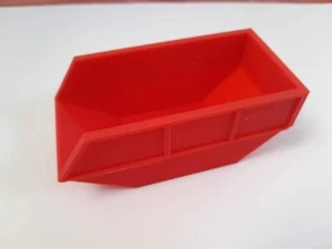 1/50 Scale Model Skip Red For Diorama / Display Farm Lorry Construction - Picture 1 of 8