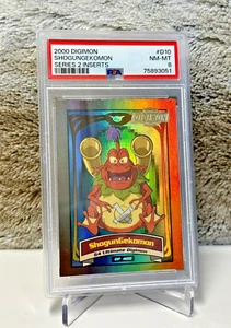 2000 Digimon - Animated Series 2 Insert - Shogungekomon D10 Foil - PSA NM/MT 8 - Bild 1 von 2