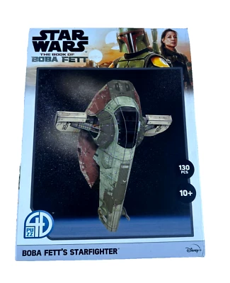 Construcción 4D, Star Wars Boba Fett's Starfighter, Kit Modelo Papel 3D, 130 Piezas Foto 1 de 3