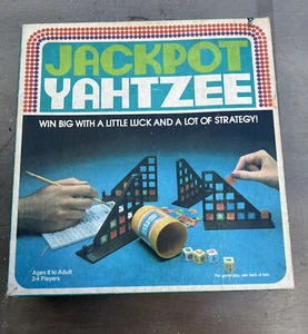 Vintage Jackpot Yahtzee Board Game 1980 Complete  - Picture 1 of 8