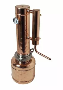 CopperGarden® Destille EASY MOONSHINE XL 2 Liter - Brennerei mit Thermometer - Bild 1 von 8