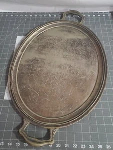 Vintage Hotel Casey Scranton Pennsylvania 20" Silber gelötetes Tablett - Bild 1 von 8